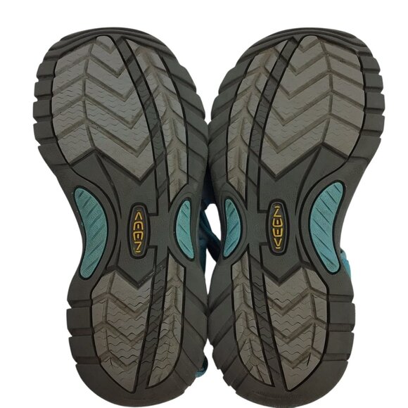 Keen Venice Womens 7.5 Waterproof Hiking Sandals Turquoise Gray Washable - Picture 7 of 10